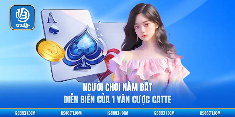 Người chơi nắm bắt diễn biến của 1 ván cược Catte