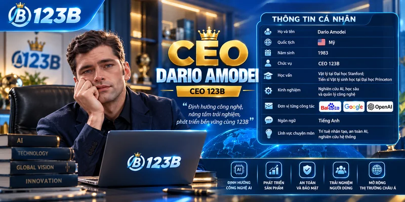 Ceo dario amodei người dẫn dắt sự thành công 123b
