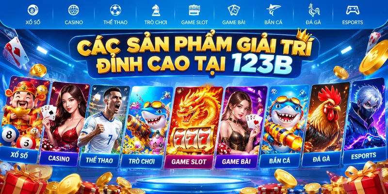 Sản phẩm game đỉnh cao tại 123b