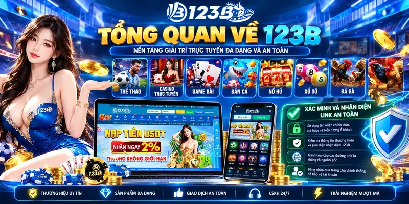 Tổng quan về nhà cái 123B- Sân chơi công nghệ mới đẳng cấp